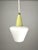 Green Mid-Century Pendant Lamp with Opal Glass Shade, 1950s For Sale - Image 8 of 8