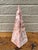 Late 20th Century Late 20th Century Neoclassical Grand Tour Solid Marble Pink and Cream Obelisk For Sale - Image 5 of 10