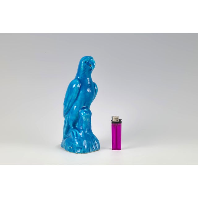 Blue Antique Ceramic Figure by Edmond + Raoul Lachenal, 1890s For Sale - Image 8 of 18