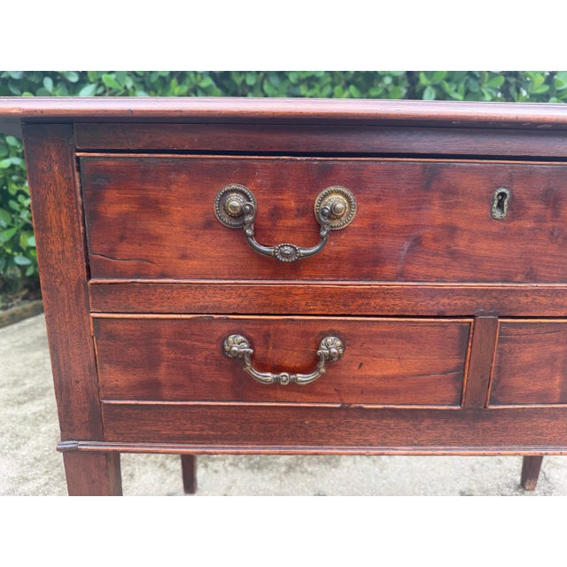 Antique Federal Style Mahogany Sideboard With Brass Hardware For Sale - Image 10 of 15