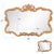Gold Talida Gold Mirror For Sale - Image 8 of 9