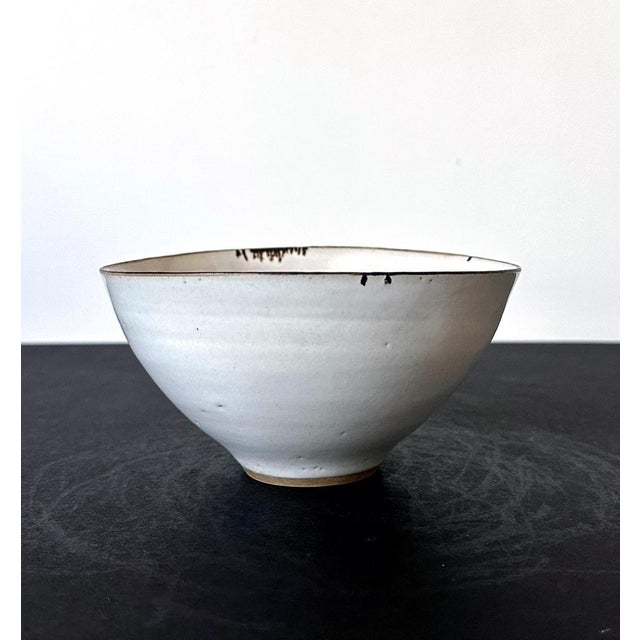 British Studio Ceramic Bowl with Magnesium Glaze Lucie Rie For Sale - Image 9 of 12