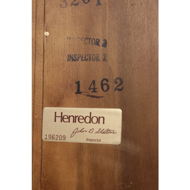 Henredon Large French Style Walnut Secretary Desk For Sale - Image 18 of 18