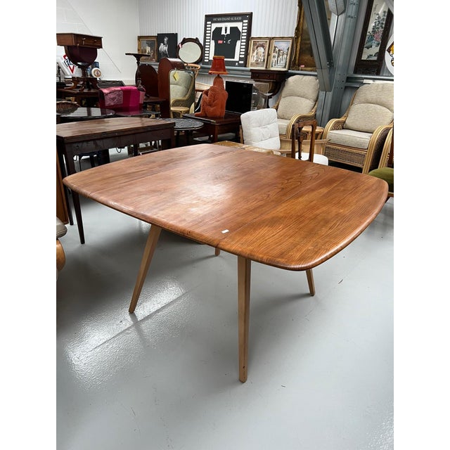 Blonde Drop Leaf Dining Table by Lucian Ercolani for Ercol, 1960s For Sale - Image 6 of 8