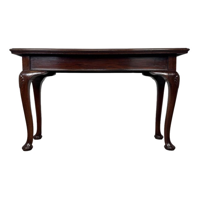 Antique English Mahogany Hall Table, 1800s For Sale