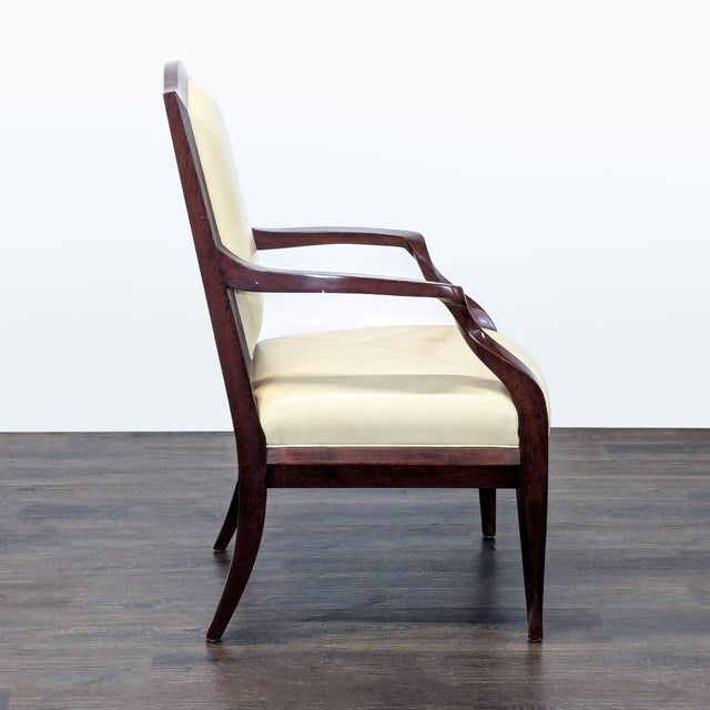 Therien Studio Workshops Classic Lounge Chair With Cream Upholstery For Sale - Image 4 of 8