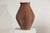 Ribbed Vintage Pottery Vase With Burnished Surface For Sale - Image 13 of 18