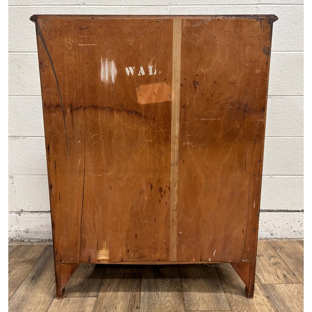 Vintage Chippendale Style Fall Front Drop Front Secretary Desk For Sale - Image 14 of 15