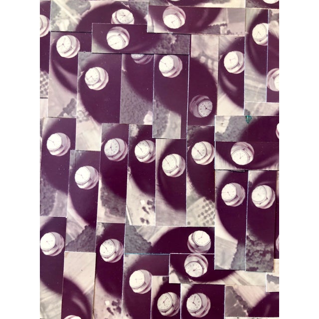 Vera Simons, Wrist Watch Abstract Photo Mosaic Collage Aerial Photograph, 1979 For Sale In Miami - Image 6 of 7