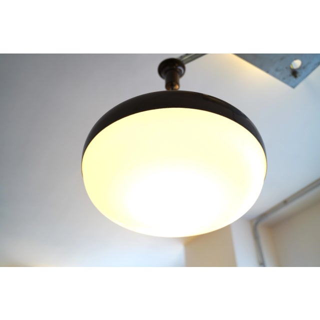 Mid-Century Modern Italian UFO Pendant Lamp from Stilnovo, 1950s For Sale - Image 10 of 11
