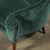 Art Deco Scroll Form Lounge Chair W/ Walnut Supports in Viridian Velvet Mohair For Sale - Image 9 of 18