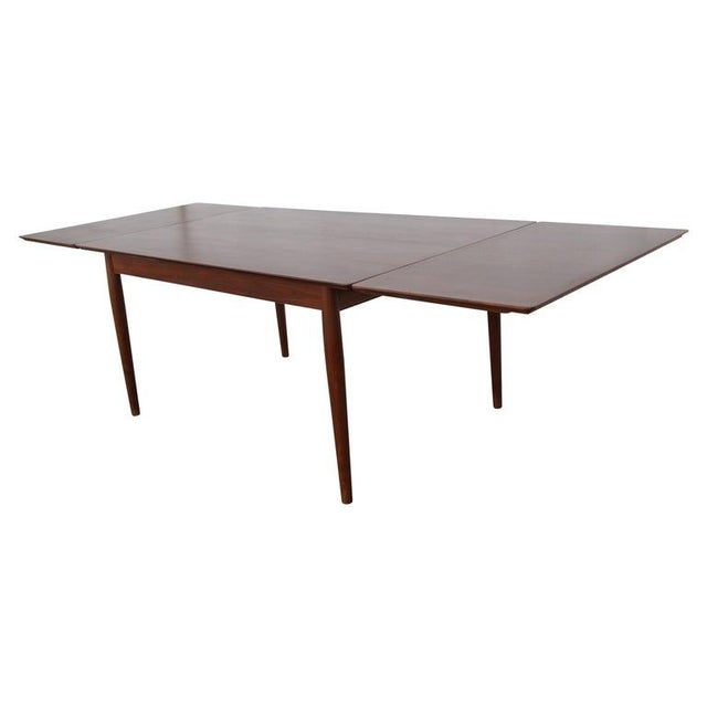 Mid 20th Century Arne Vodder George Tanier Siebart Mobler Extendable Dining Table Ck Dims For Sale In Houston - Image 6 of 6