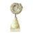 15th Century & Earlier Ammonite Fossil Sculpture on Wooden Stand, Organic Modern Design For Sale - Image 5 of 8
