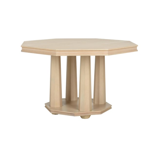Constructed of rift-cut White Oak, natural materials and modern geometry are the basis for the Coley Center Table. The...