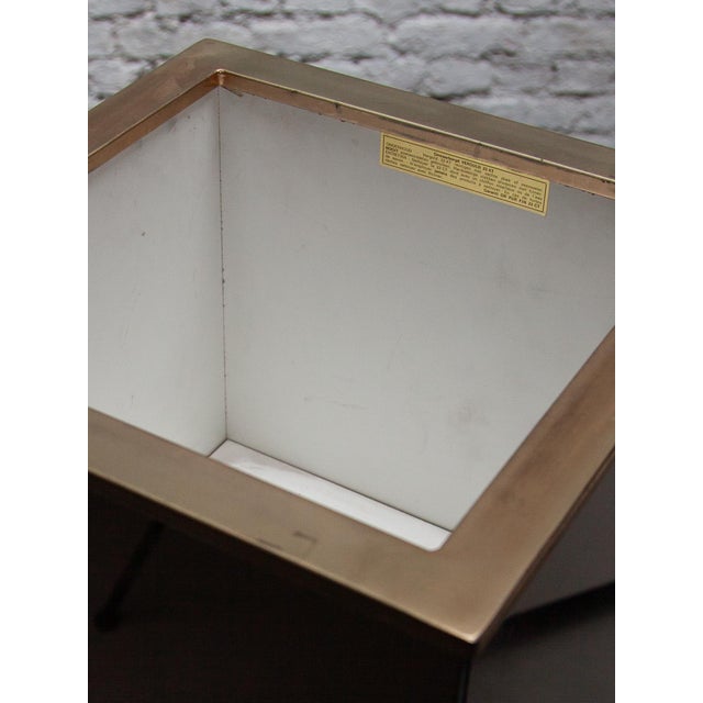 Smoked Mirrored Illuminated Planter attributed to Belgo Chrome, 1970s For Sale - Image 14 of 15