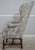 Traditional Pair of Tall Back William & Mary Style Wing Chairs For Sale - Image 3 of 18