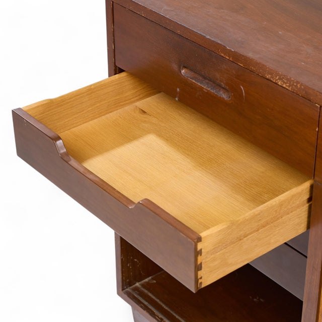 Edward Wormley for Dunbar Mid Century Mahogany Credenza For Sale - Image 10 of 13