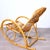 Bamboo Rocking Chair, 1970s For Sale - Image 12 of 16