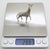 Silver Vintage Italian Handmade Genuine Silver Giraffe Figurine Large Miniature Vicenza 800 Continental Silver Animal Sculpture Cabinet Curiosity For Sale - Image 8 of 9