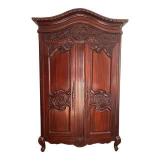 1990s Vintage Indonesian Armoire For Sale