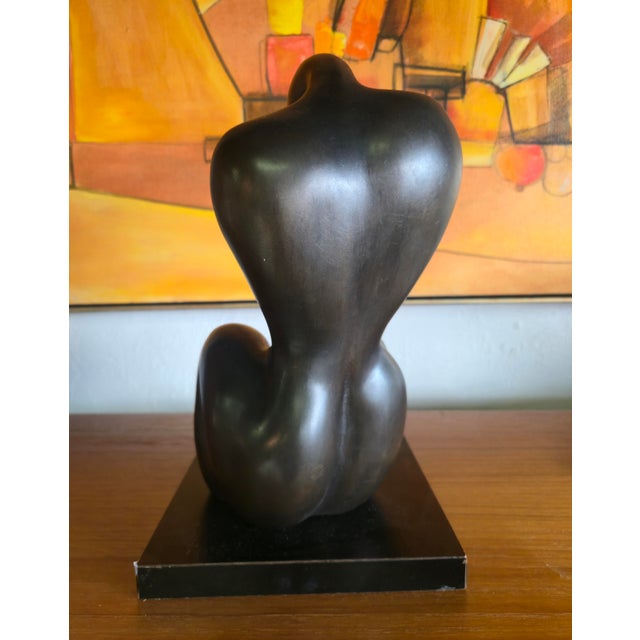 Abstract Bronze Female by Leon Bronstein-Signed For Sale - Image 3 of 7