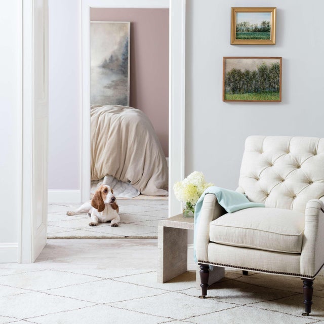 Contemporary Dash & Albert by Annie Selke Numa Charcoal Hand Knotted Wool Rug, 5' x 8' For Sale - Image 3 of 6