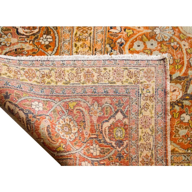 Early 20th Century Persian Hadji Jallili Tabriz Rug For Sale - Image 14 of 15