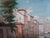 Rustic European Mid-20th Century Venetian Canal Landscape Oil Painting Signed B. Mangi For Sale - Image 3 of 6