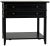 NOIR Colonial 2-Drawer Side Table in Distressed Black For Sale - Image 9 of 9