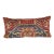 Antique Tribal Turkish Blue Tones Sofa Rug Pillow Cover -14'' X 31'' For Sale