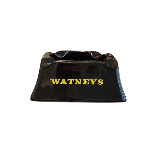 Mid-Century Modern 1950s MCM English Watney's Red Barrel Ale Pub Ashtray For Sale - Image 3 of 5