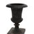 Black Pair of Antique Neoclassical Cast Iron Melon Ribbed Garden Urns C1930 For Sale - Image 8 of 10