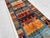 Tribal Multicolor Chobi Gabbeh Hand-Knotted Wool Runner - 8'3" X 2'10" For Sale - Image 3 of 11