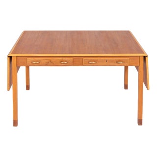 Mid-Century Extendable Dining Table by David Rosen for Nordiska Kompaniet, Sweden, 1950s For Sale