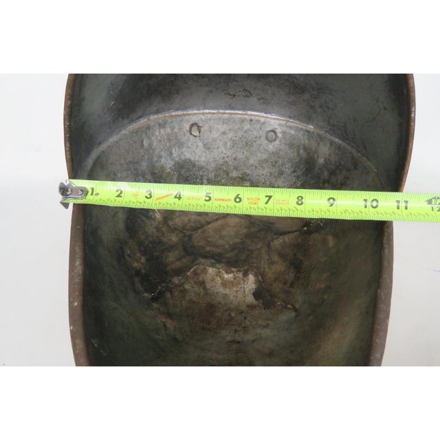 Fireside Copper Helmet Coal Bucket Flared Scuttle With Carrying Handles 5126b For Sale - Image 16 of 17