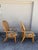Beige Pair of Vintage Bentwood Rattan & Wicker Armchairs With Spiral Arms, 1970s For Sale - Image 8 of 9