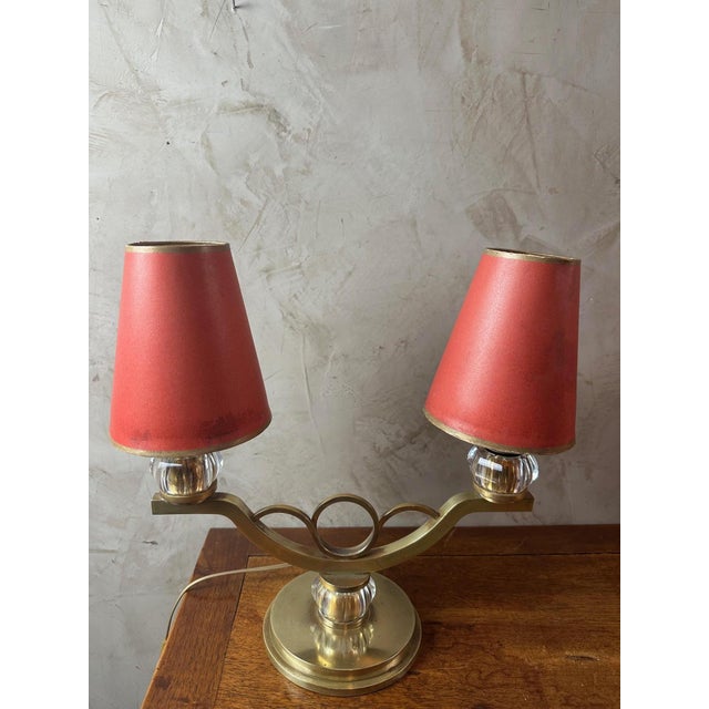 Metal Table Lamps, 1950, Set of 2 For Sale - Image 7 of 11