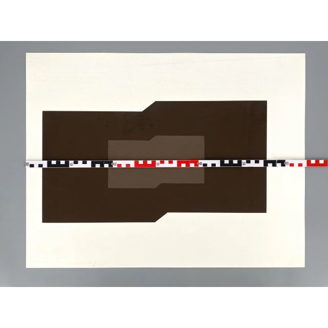Joachim Albrecht, Double-Sided Concrete Composition, 1970s, Color Screen Print For Sale - Image 13 of 14