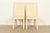 Postmodern Mario Bellini Style Italian Modern Cream Leather Wrapped High Back Side Chairs or Dining Chairs, Pair For Sale - Image 3 of 14
