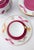 Hand-Painted Limoges Porcelain Tea Service by Marie Daage, 2000s, Set of 20 For Sale - Image 13 of 15