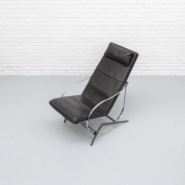 Set of Smirne Chaise Longue and Ottoman by Gianfranco Gualtierotti for Zanotta, 1980s For Sale - Image 3 of 18