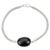 Not Yet Made - Made To Order Vintage Style 16.10 Ct Oval Cut Boho Black Star Bracelet in Sterling Silver For Sale - Image 5 of 10