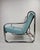 Blue Vintage Italian Chairs in Chrome Frame, 1970s, Set of 2 For Sale - Image 8 of 18