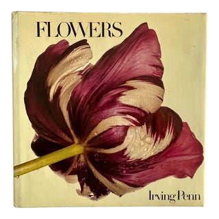 Flowers Book by Irving Penn, First Edition, Signed For Sale