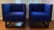 Blue Late 20th Century Josef Hoffman Cabinet Chairs, Pair For Sale - Image 8 of 8
