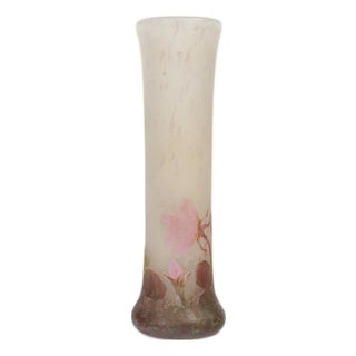 Roses Vase from Daum Nancy, 1890s For Sale