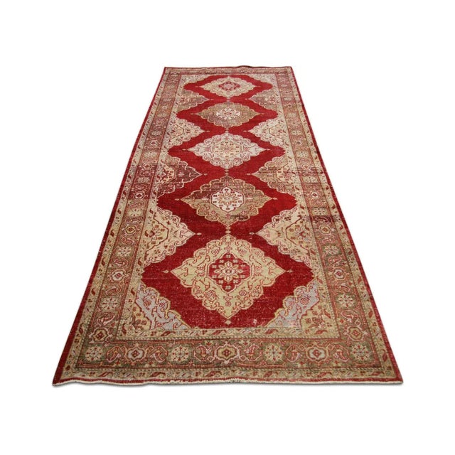 1960s 1960s Turkish Oushak Rug For Sale - Image 5 of 6