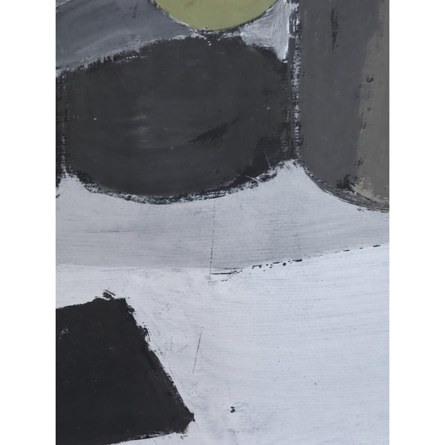 1966 Mid-Century Modern "The Green Ball" Vintage Still Life Oil Painting by Swedish Artist Gunnar Hållander (1915-1980), Framed For Sale - Image 11 of 13