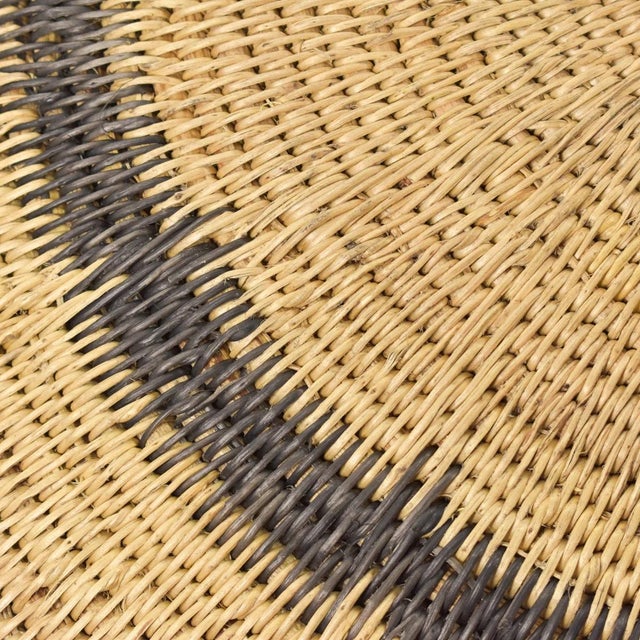 Early 20th Century Makenge Flat Wedding Basket 18.5 Inch Zambia For Sale In Denver - Image 6 of 6