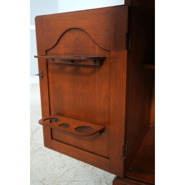 Henkel Harris Henkel Harris Cherry Flip Top Bar Cabinet For Sale - Image 4 of 18